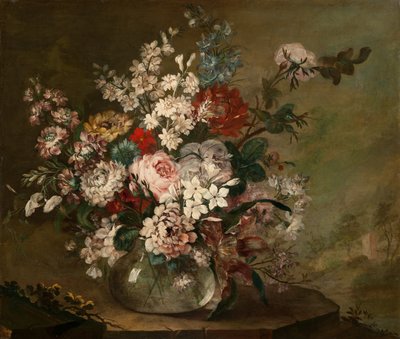 Stillleben mit Blumen in einer Vase von Juan Bautista Romero