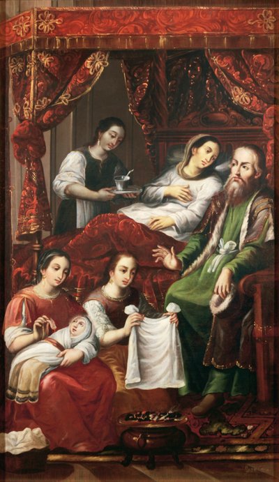 Geburt Mariens, von Juan Correa von Juan Correa