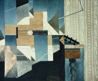 Gitarre auf dem Tisch von Juan Gris
