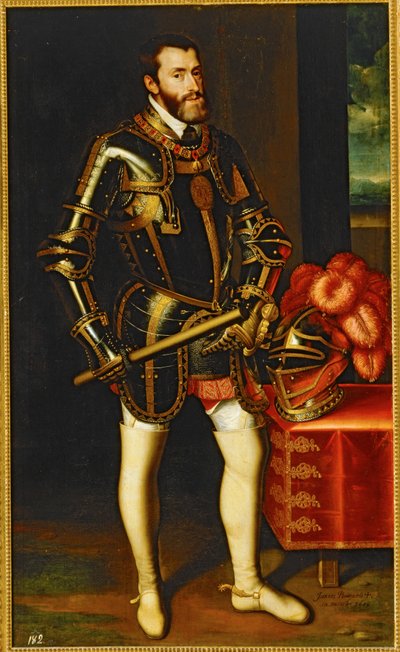 Porträt von Kaiser Karl V. von Juan Pantoja de la Cruz