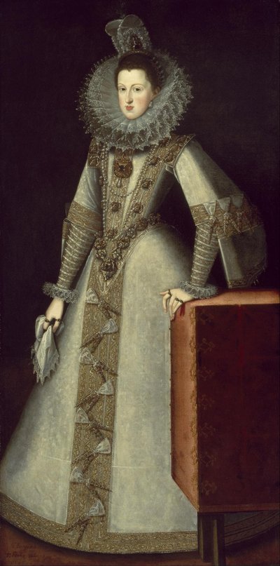 Porträt von Margarete von Österreich (1584-1611), Königin von Spanien von Juan Pantoja de la Cruz