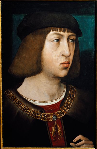 Porträt von Philipp I. von Kastilien (Philipp von Habsburg genannt Philipp der Schöne) von Juan de Flandes