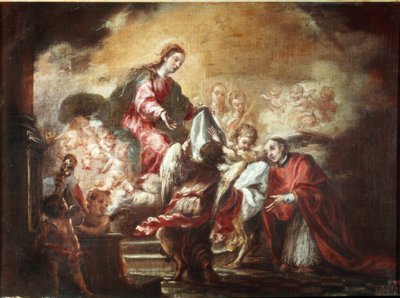Die Verleihung des Messgewands an den Heiligen Ildefons von Juan de Valdes Leal