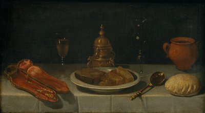 Stillleben und gedeckter Tisch von Juan van der Hamen