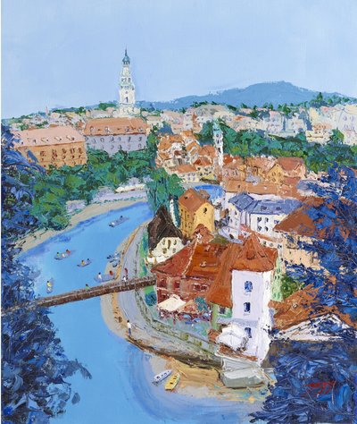 Farbenreiche Flussstadt von Jukyong Park