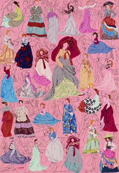 Koreanische Mode-Collage von Jukyong Park