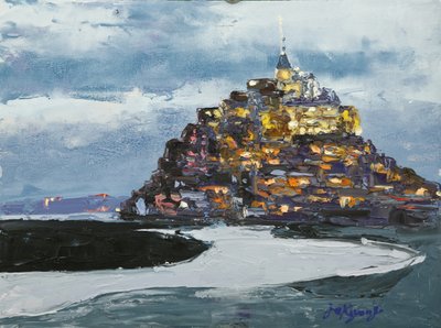 Mont Saint-Michel Abendglühen von Jukyong Park