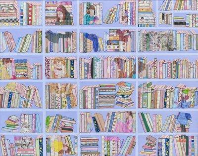Verspieltes Bücherregal von Jukyong Park