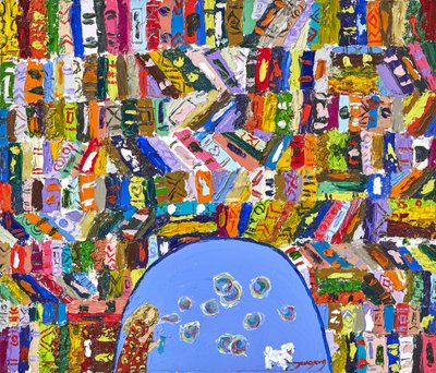 Verspieltes Blasenspiel von Jukyong Park