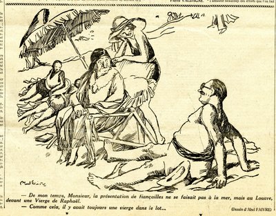 Candide, Satirique en N & B von Jules Abel Faivre