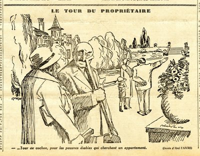 Candide, Satirique en N & B von Jules Abel Faivre