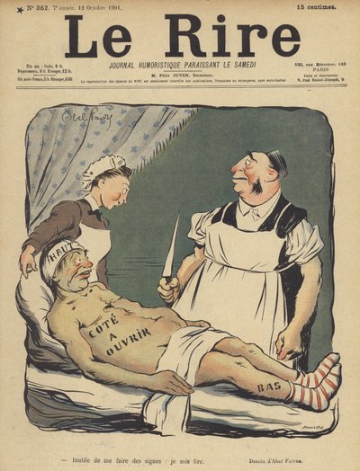Illustration für Le Rire von Jules Abel Faivre