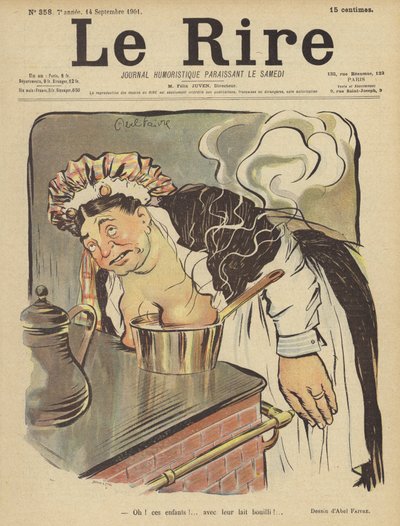 Illustration für Le Rire von Jules Abel Faivre