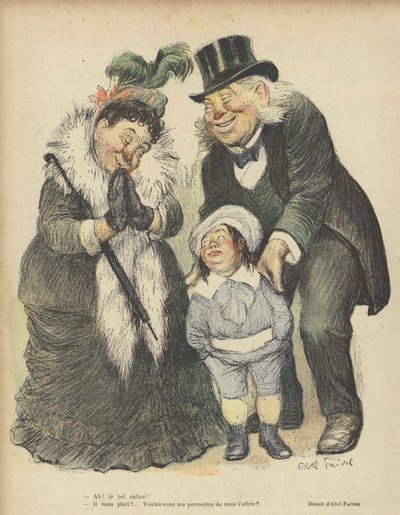 Illustration für Le Rire von Jules Abel Faivre