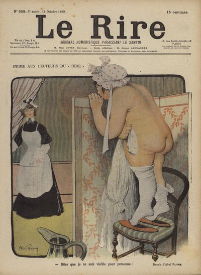Illustration für Le Rire von Jules Abel Faivre