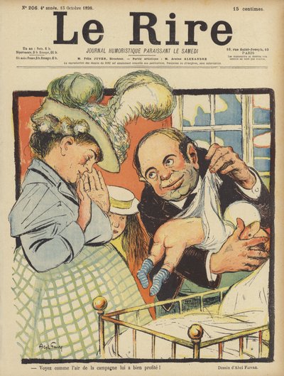 Illustration für Le Rire von Jules Abel Faivre