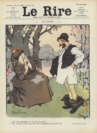 Illustration für Le Rire von Jules Abel Faivre