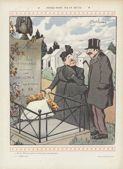 Illustration für Le Rire von Jules Abel Faivre