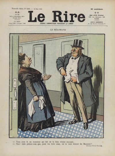 Illustration für Le Rire von Jules Abel Faivre