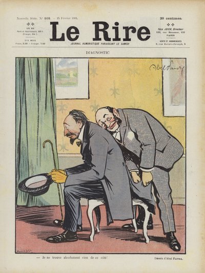 Illustration für Le Rire von Jules Abel Faivre