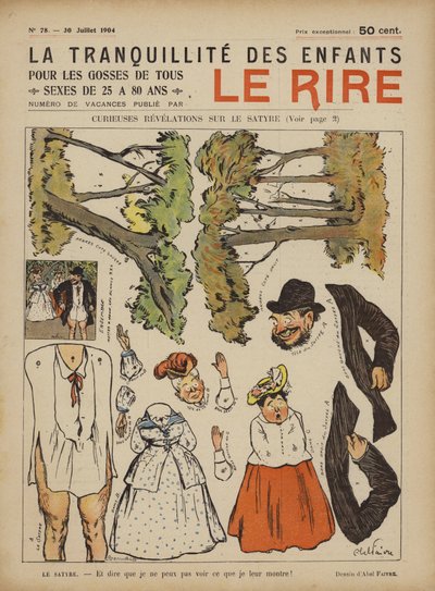Illustration für Le Rire von Jules Abel Faivre