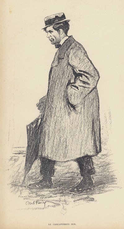 Sem (Georges Goursat) (1863-1934), französischer Karikaturist von Jules Abel Faivre