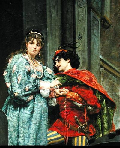 Abend in Venedig, 1875 (Detail) von Jules Arsene Garnier