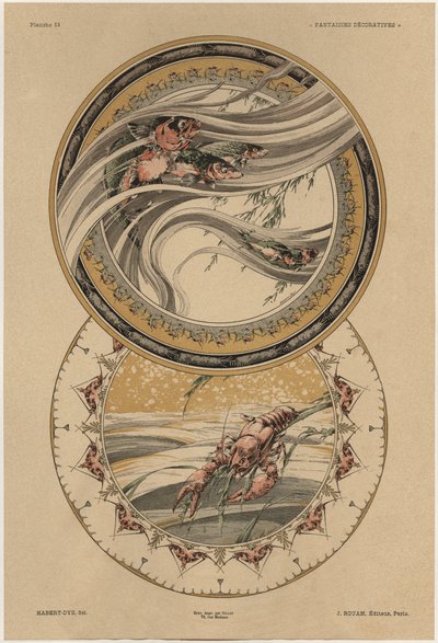 Fische und Hummer, Tafel 13 aus 