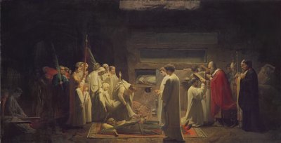 Die Märtyrer in den Katakomben, 1855 von Jules Eugene Lenepveu