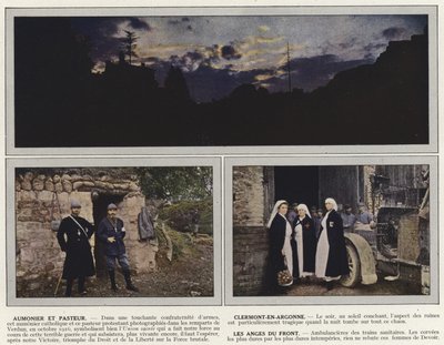 Aumonier und Pastor, Clermont-En-Argonne, Die Engel der Front von Jules Gervais Courtellemont