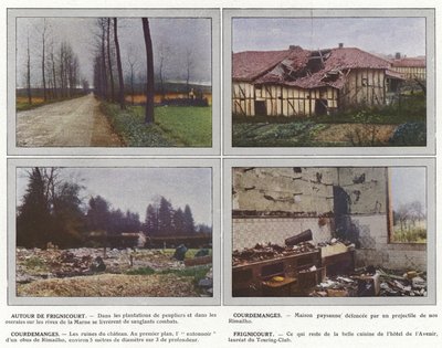 Rund um Frignicourt, Courdemanges, Courdemanges, Frignicourt von Jules Gervais Courtellemont