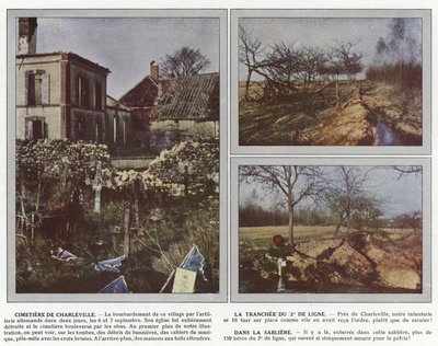 Friedhof von Charleville, Der Graben des 2. Linienregiments, in der Sandgrube von Jules Gervais Courtellemont