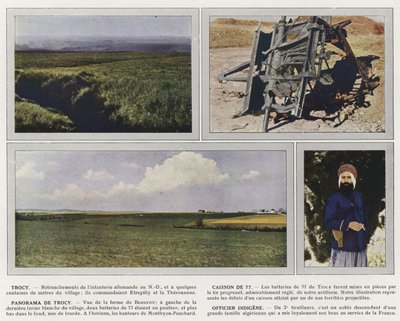 Trocy, Caisson de 77, Panorama de Trocy, Offizier Indigene von Jules Gervais Courtellemont