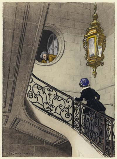 Illustration für die Memoiren von Casanova von Jules Marie Auguste Leroux