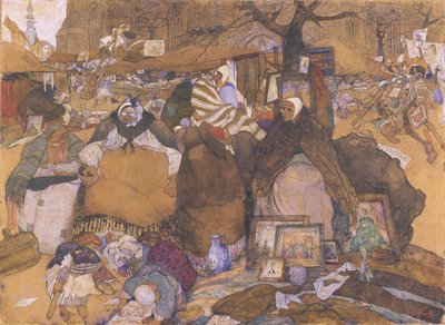 Der Alte Markt in Gent von Jules de Bruycker