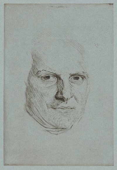 Maske des Abbé Raynal von Jules de Goncourt, after Maurice Quentin