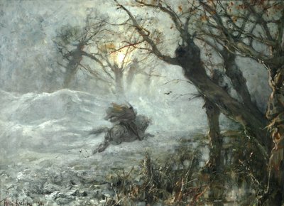 Der König des Waldes, ca. 1887 von Juli Julievich Klever