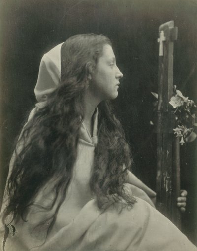 ("Dame mit einem Kruzifix") Mary Ann Hillier von Julia Margaret Cameron