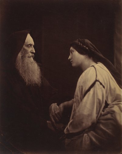 Bruder Lorenzo und Julia von Julia Margaret Cameron