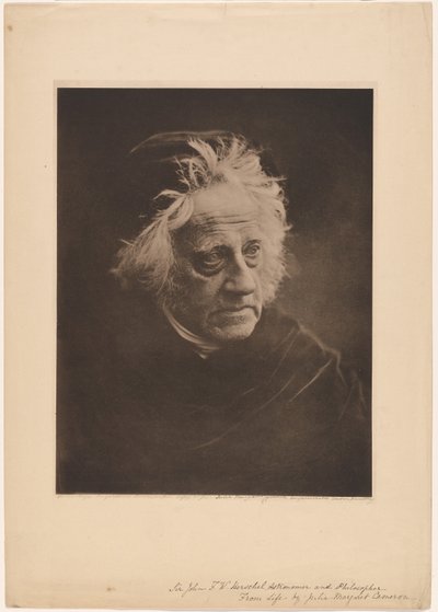 Sir John F.W. Herschel von Julia Margaret Cameron