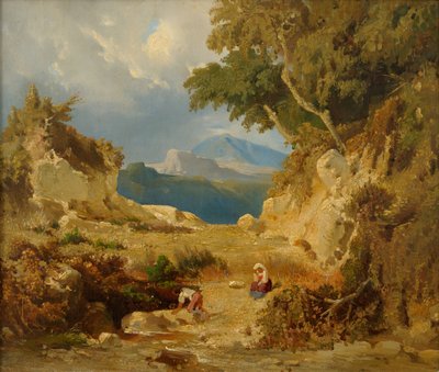 Italienische Landschaft von Julie Wilhelmine Hagen Schwarz