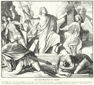 Die Auferstehung Christi (Gravur) von Julius (after) Schnorr von Carolsfeld