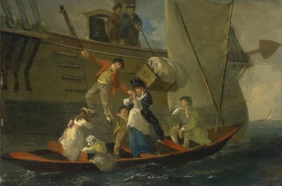 Der Abschied eines verheirateten Seemanns von Julius Caesar Ibbetson