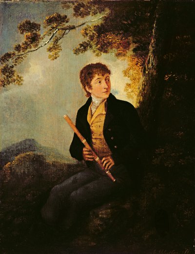 Porträt des Sohnes des Künstlers, J.C. Ibbetson Jnr. von Julius Caesar Ibbetson