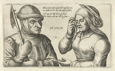 Abschied von einem Soldaten von Julius Goltzius