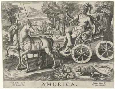 Amerika von Julius Goltzius