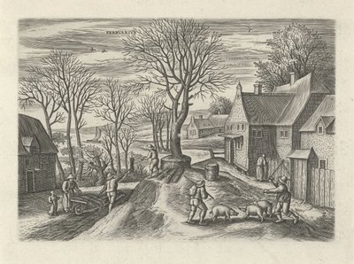 Februar von Julius Goltzius