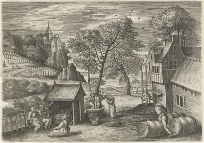 Oktober von Julius Goltzius
