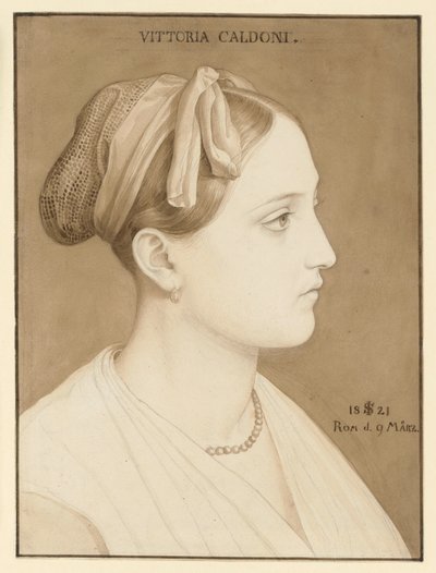 Bildnis der Vittoria Caldoni von Julius Schnorr von Carolsfeld