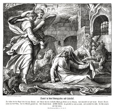 Daniel in der Löwengrube von Julius Schnorr von Carolsfeld